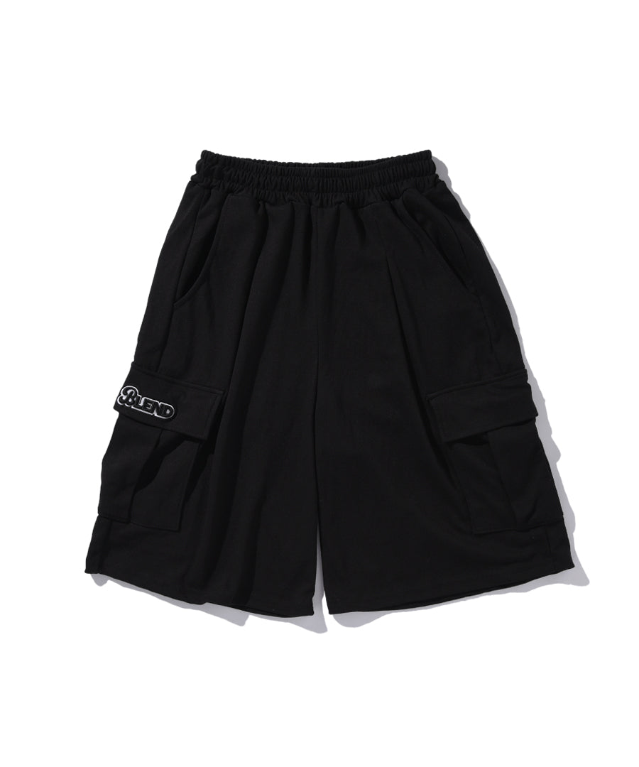 SWEAT CARGO SHORTS【BLD-023】