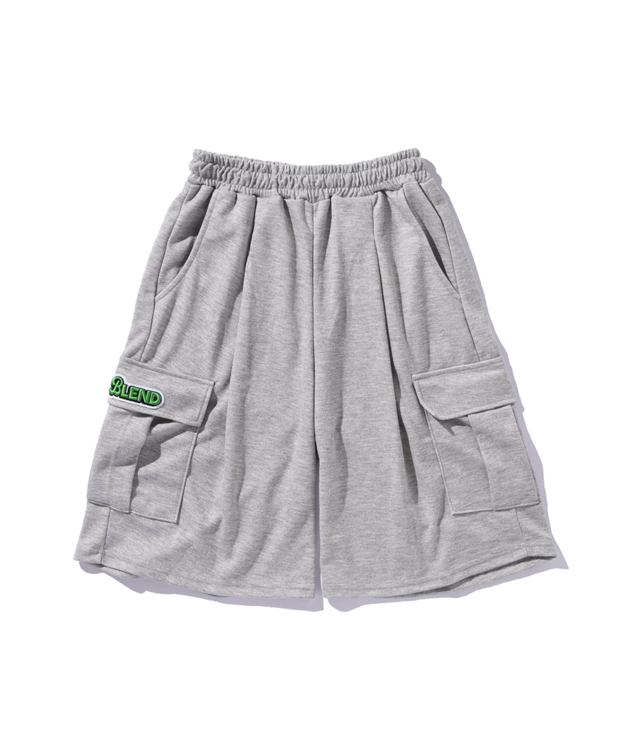 SWEAT CARGO SHORTS【BLD-023】