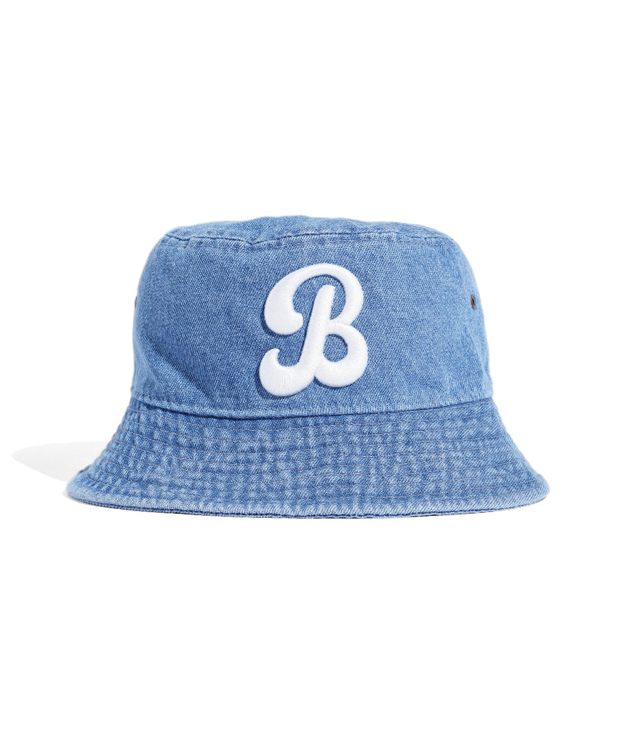 "CREW" LOGO DENIM HAT【BLD-008】